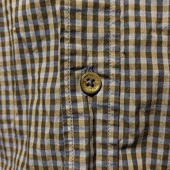 BUGATCHI Classic Fit Button Up Size XLBlue Gray Plaid Long Sleeve - Picture 2 of 6